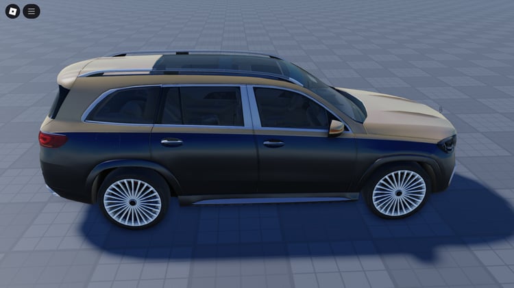 Mercedes GLS600 Maybach front view in Roblox
