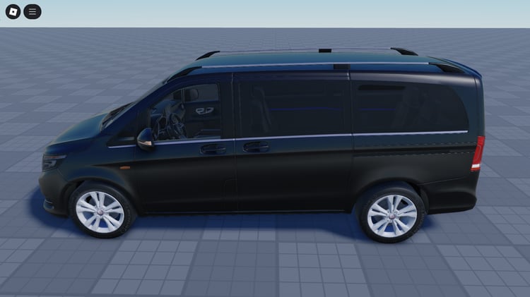 Mercedes-Benz Vito van front view in Roblox