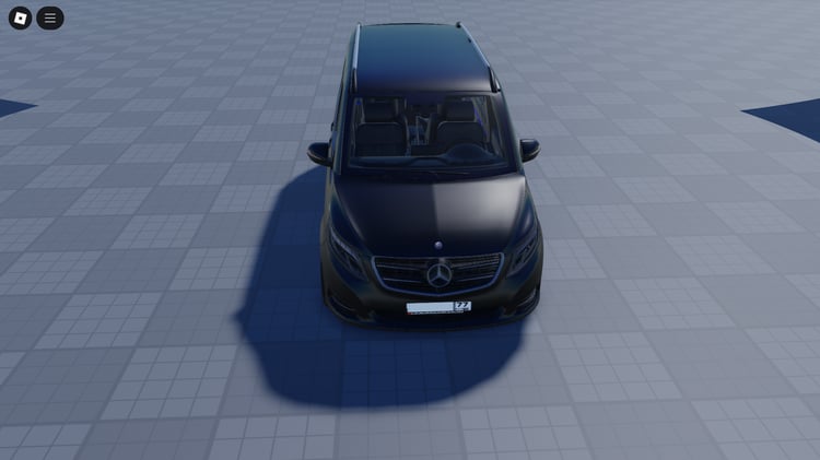 Side profile of Vito with open sliding door