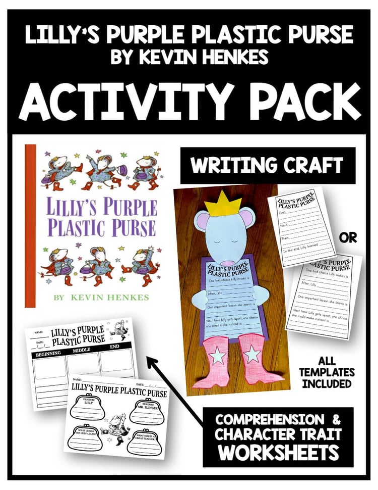 Lillys Purple Plastic Purse Activities