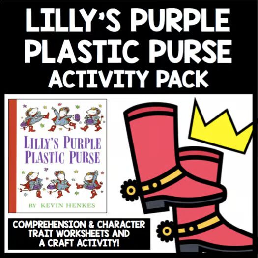 Lillys Purple Plastic Purse Activities