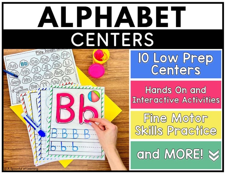 Alphabet Centers and Activities  Learning the Alphabet  Alphabet Recognition