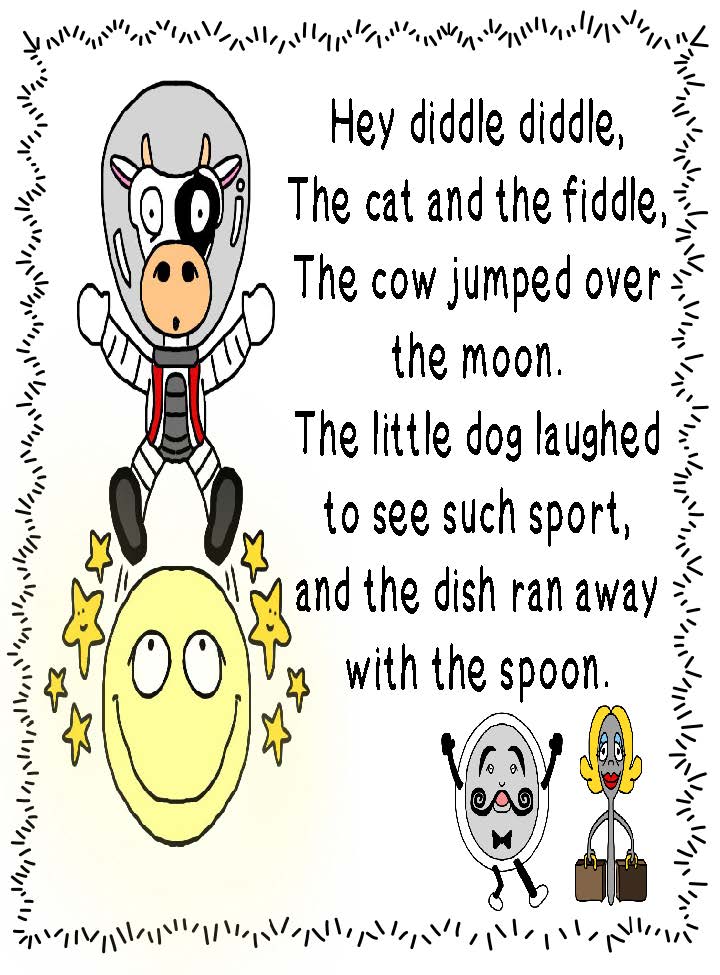 Close Reading for 1st and 2nd Grades - Nursery Rhymes