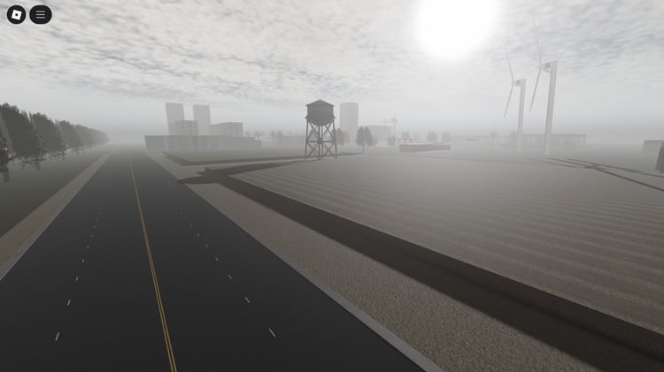 Palm Springs California Roblox map with realistic city layout and palm trees