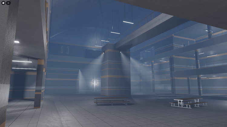 SCP locker and morph room with uniforms