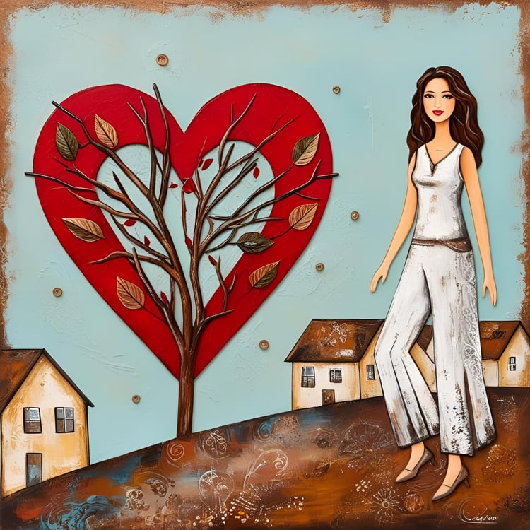 Heart of the counrty Ai art image