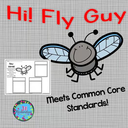 Hi! Fly Guy Activities Book Companion Kindergarten First Second Grade
