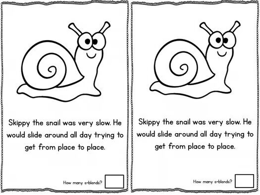Consonant Blends Activities
