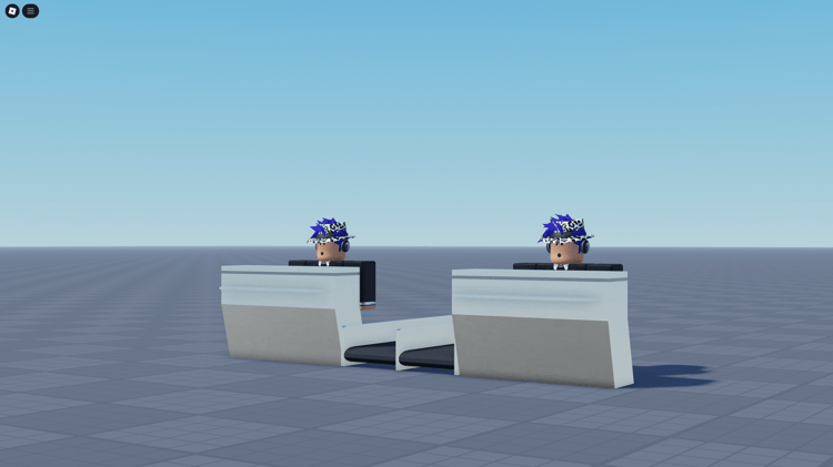 AI check-in NPC at hotel counter in Roblox