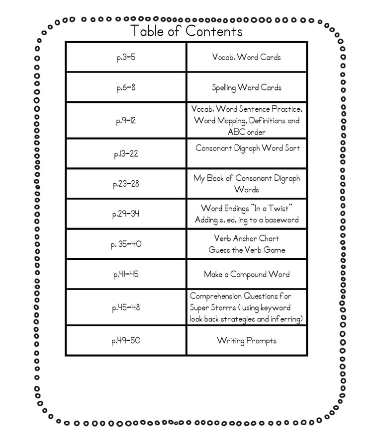 Journeys Second Grade Super Storms Unit 2 Lesson 8