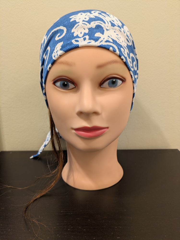 Twist & Tame WildWrap by Wild Lilac Moto - Handmade motorcycle head wrap for medium to long hair — fits comfortably under helmets, keeps medium to long hair tangle-free