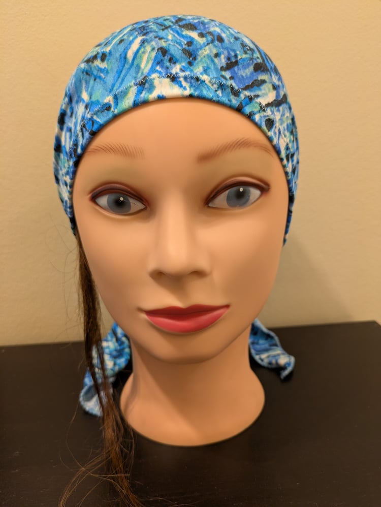 Twist & Tame WildWrap by Wild Lilac Moto - Handmade motorcycle head wrap for medium to long hair — fits comfortably under helmets, keeps medium to long hair tangle-free