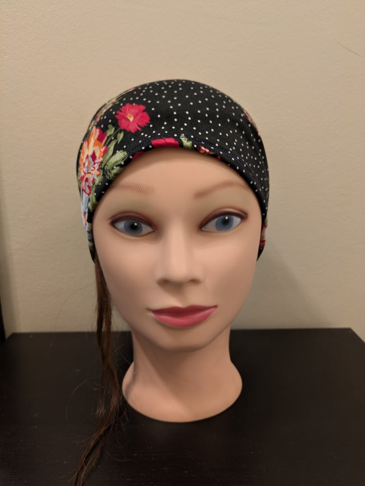 Twist & Tame WildWrap by Wild Lilac Moto - Handmade motorcycle head wrap for medium to long hair — fits comfortably under helmets, keeps medium to long hair tangle-free