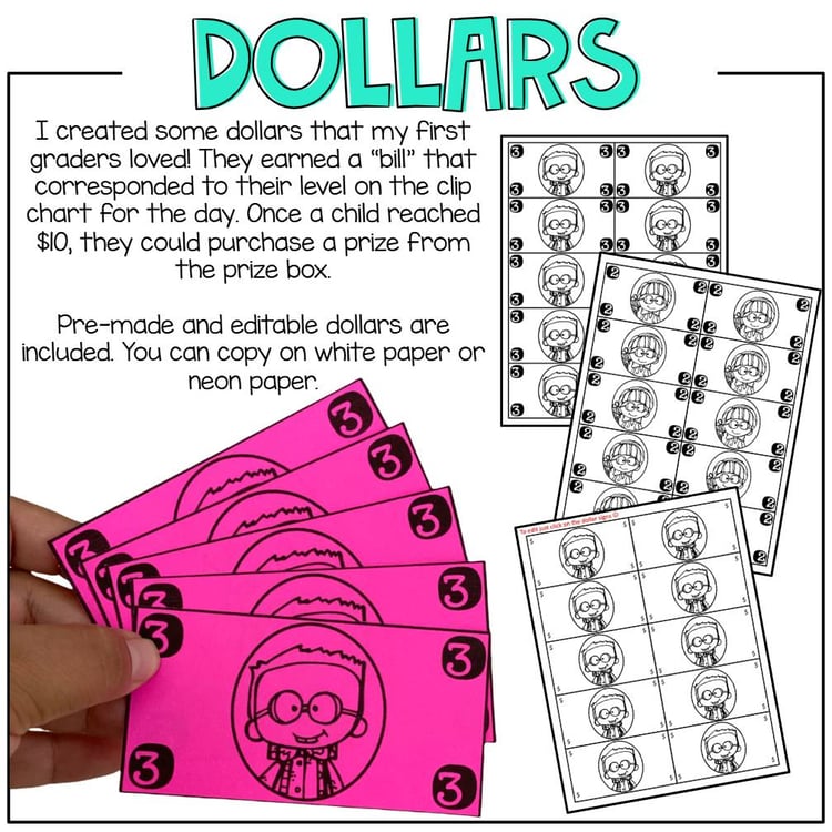 Behavior Chart | Editable Clip Chart | Classroom Management