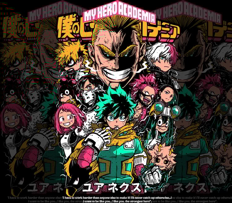 DESIGN ANIME My hero academia