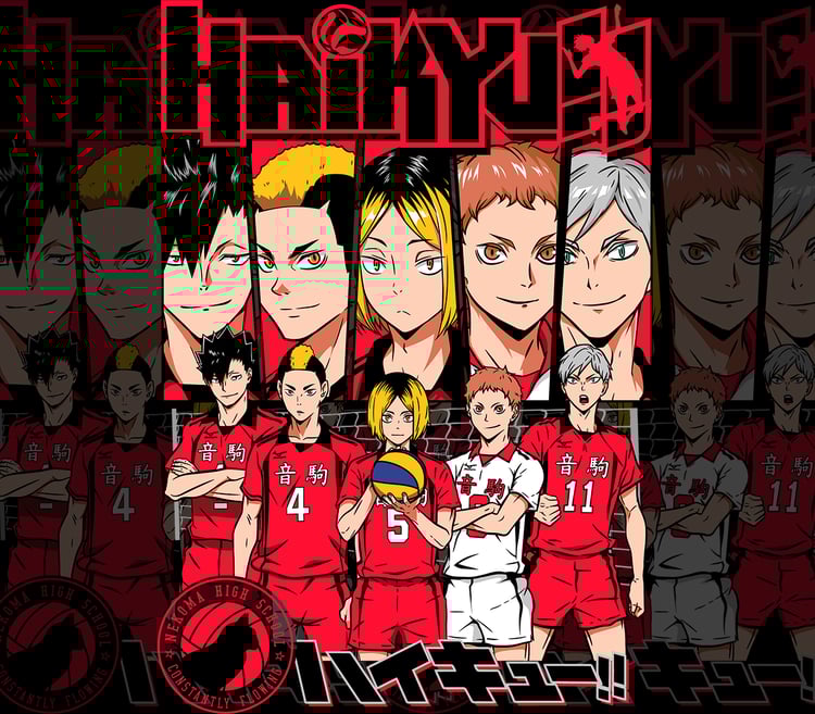 DESIGN ANIME  Nekoma Haikyuu