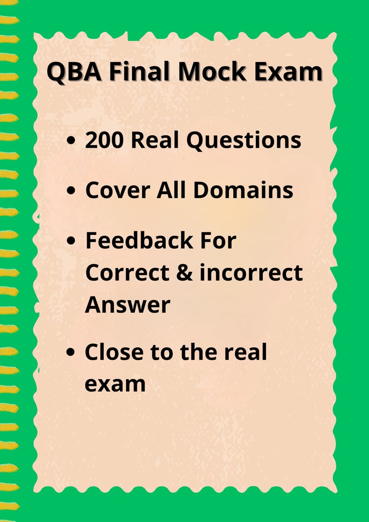 QBA Exam Prep