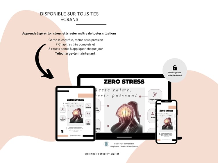 Couverture de l'e-book Zéro Stress - guide pratique anti-stress pour réduire la pression et retrouver un calme intérieur
