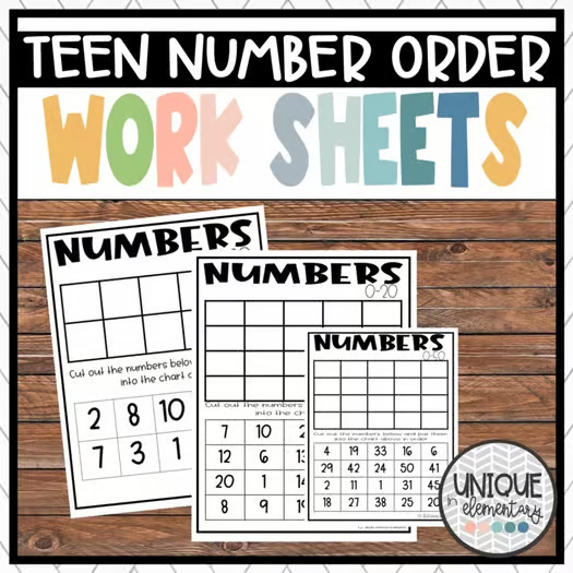 Teen Number Order