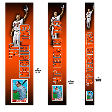 Cal Ripken Jr. Cards Binder Inserts