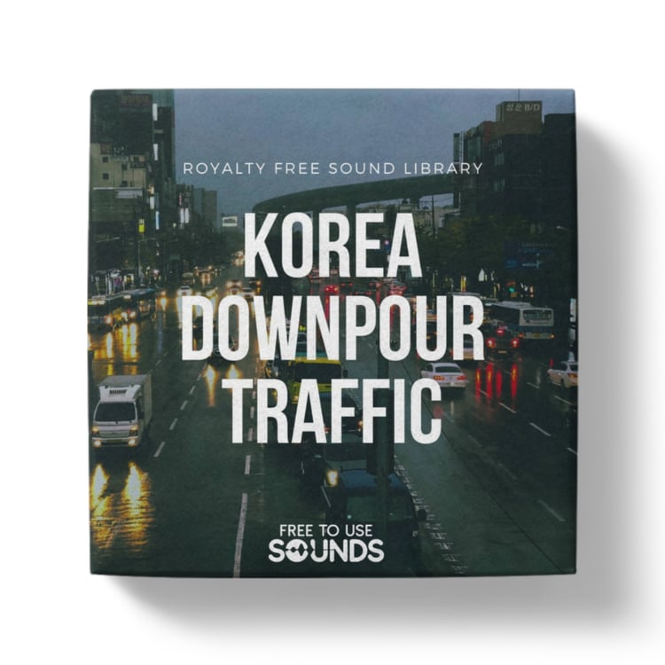 Korea City Rain Sound Library