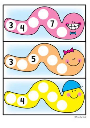 Missing Number Activity Cards