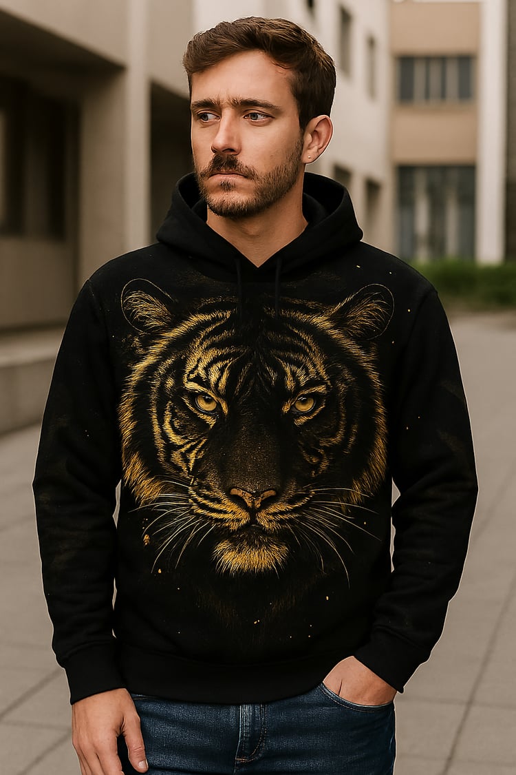 Roar in Style: Printable Tiger Designs Golden