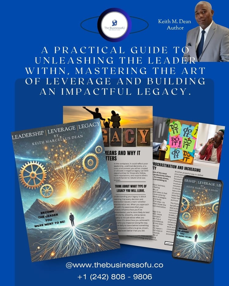 Unlock the Blueprint to a Purpose-Driven Life and Career! Leadership, Leverage, and Legacy is your practical guide to leading with confidence, working smarter not harder and building a life that echoes beyond your years. Whether youre just starting out o