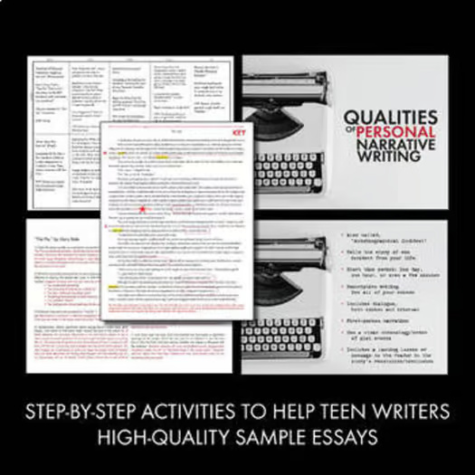 Personal Narrative Essay, Autobiographical Incident Writing, Step-By-Step, CCSS