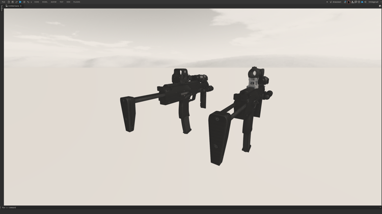 Game-ready MP7 Roblox asset