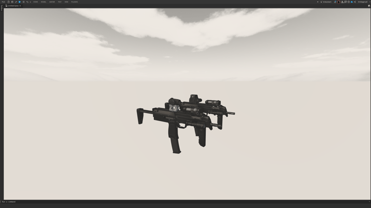 Roblox Strike MP7 submachine gun