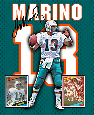 Dan Marino Cards Binder Inserts