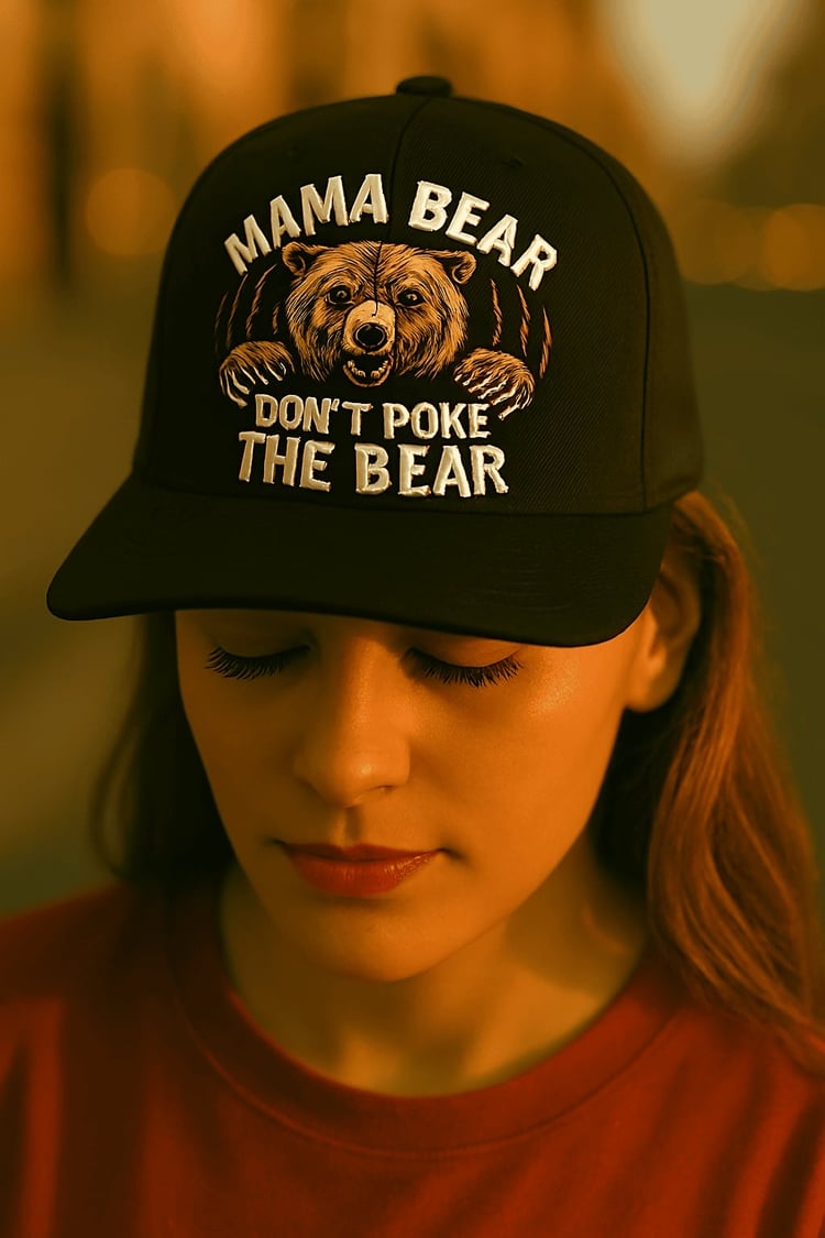 Custom Ball Cap Printables Mama Bear