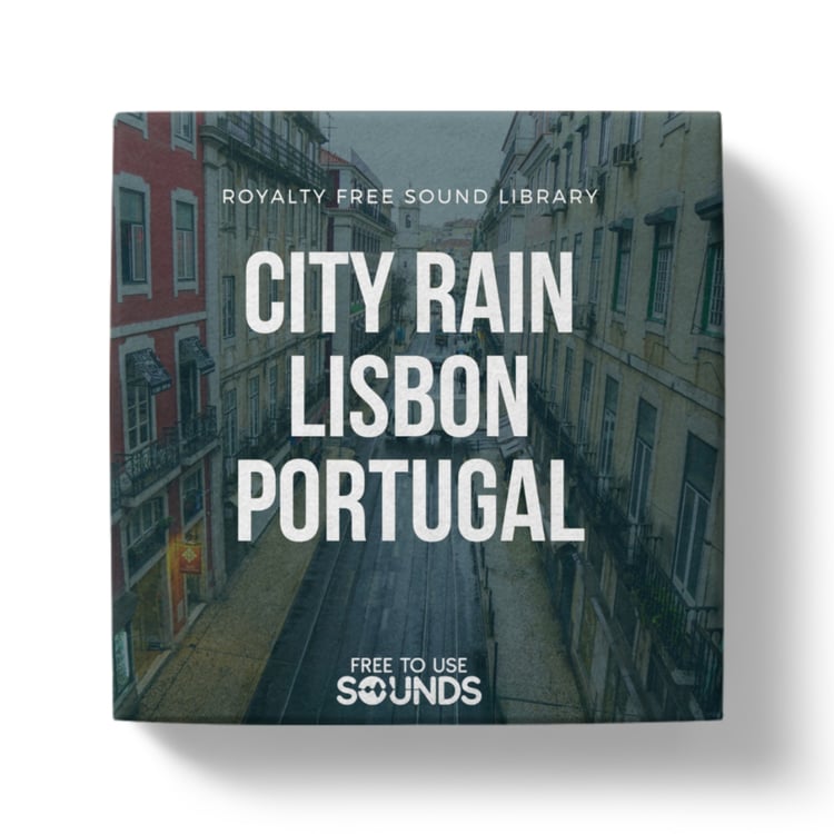 City Rain Sounds From Lisbon