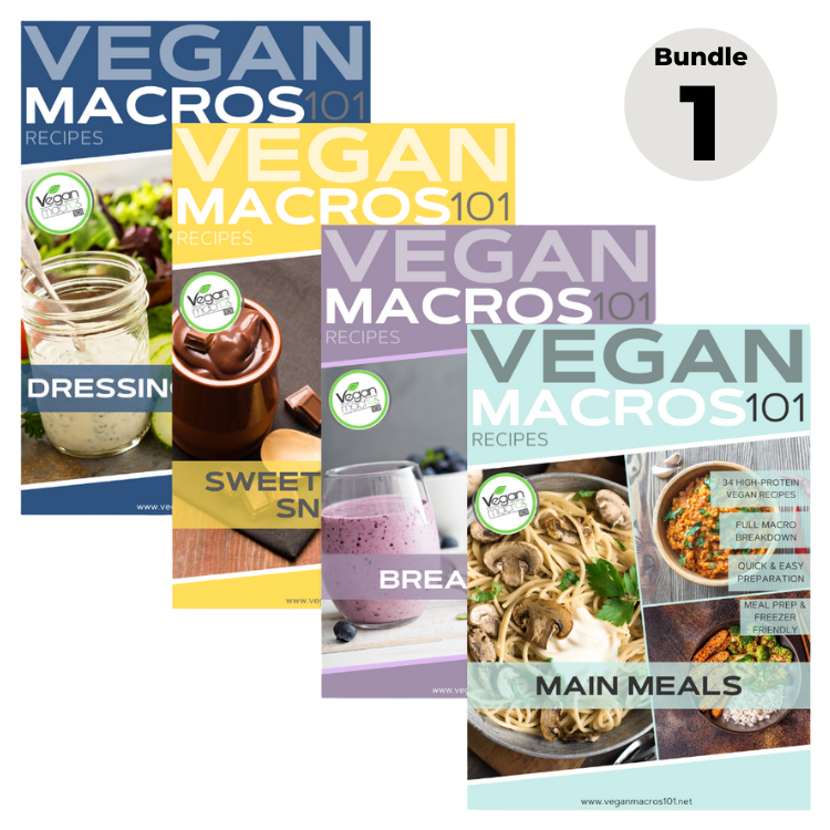 High-protein, plant-based recipe book bundle