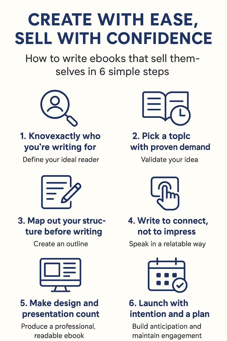 writing and sell single steps