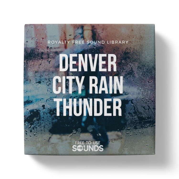USA Thunder And Rain Sound Library from Denver