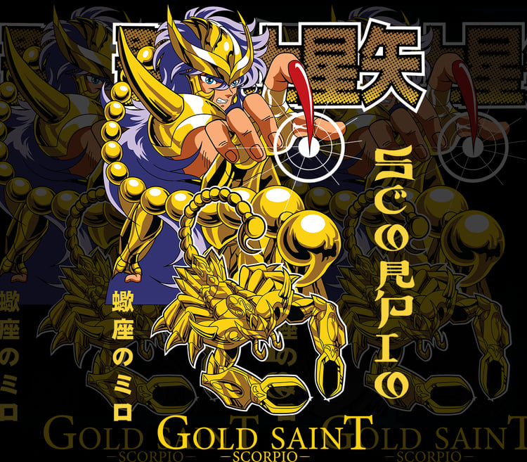 DESIGN ANIME Gold saint / Scorpio Milo
