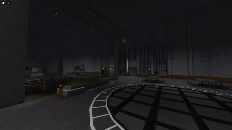 Roblox SCP security office interior