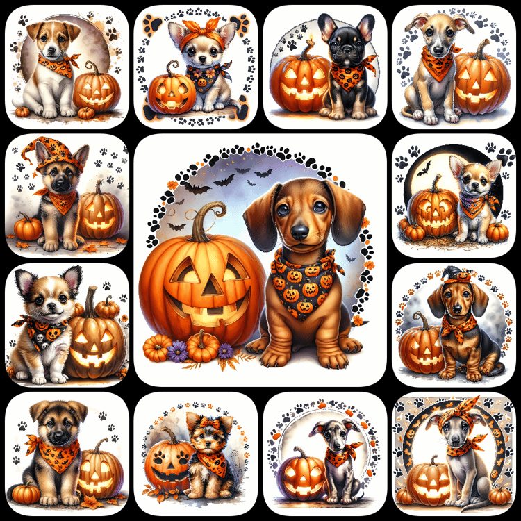 Halloween dog clipart, Halloween dog PNG, spooky dog images, dog Halloween art, Halloween pet clipart, high resolution Halloween dogs, dog breed clipart, printable dog images, cute Halloween dogs, Halloween dog illustrations, sublimation dog PNG, digital