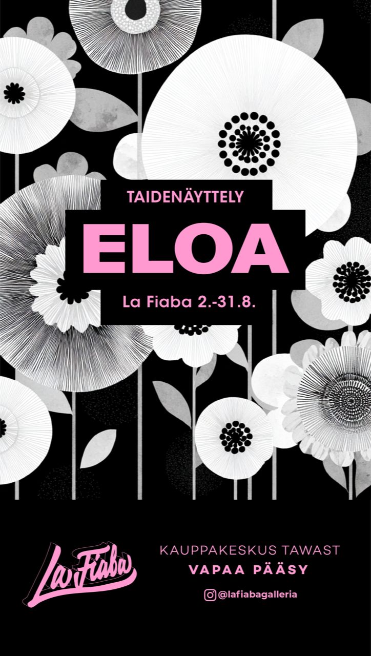 "Eloa" art show, La Fiaba gallery, Jyväskylä, Finland