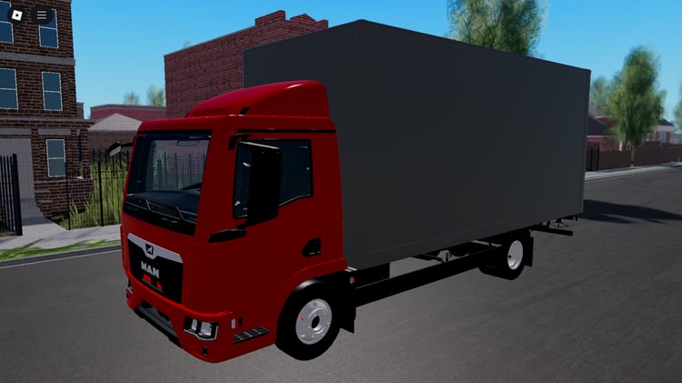 [FREE] Man TGL Fix Roblox delivery truck model – realistic logistics vehicle