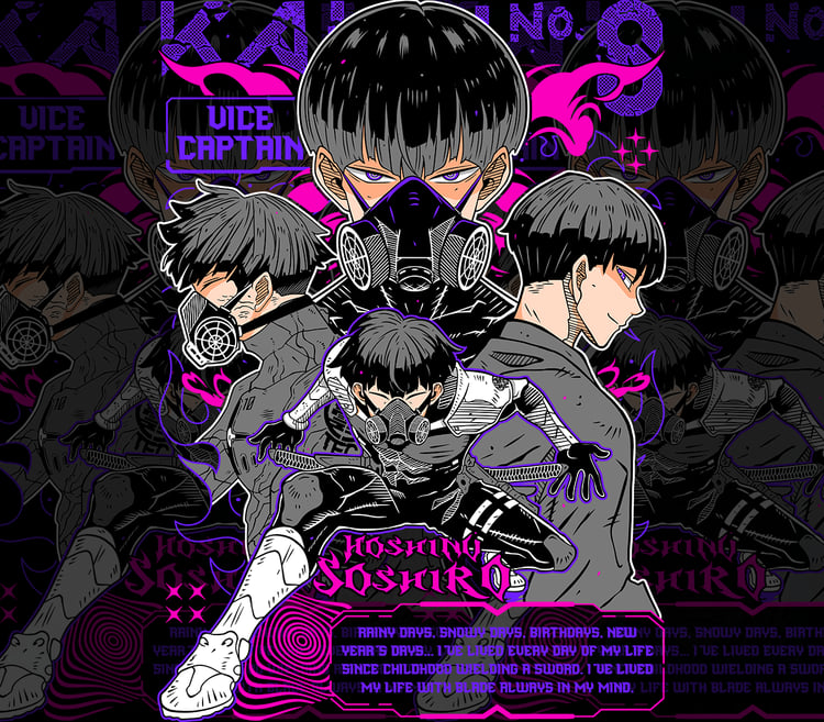 DESIGN ANIME Kaiju N8  Hoshina Soshiro