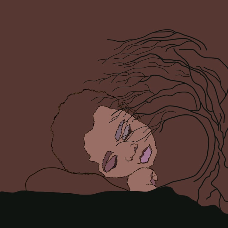 sleeping in the storm