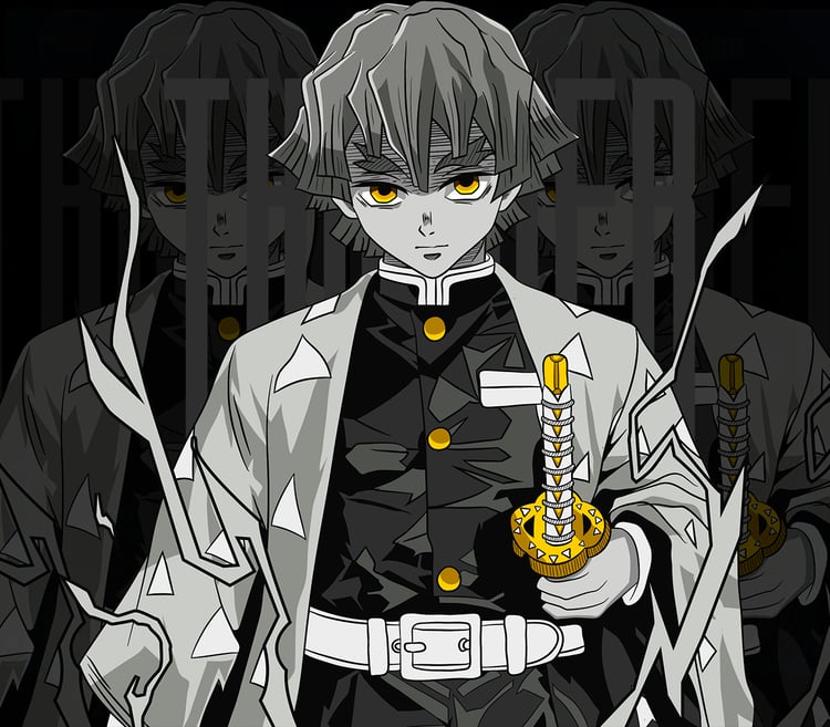 DESIGN ANIME Demon Slayer -Zenitsu