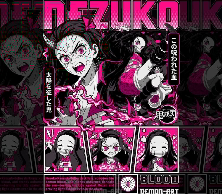 DESIGN ANIME Demon Slayer -Nezuko