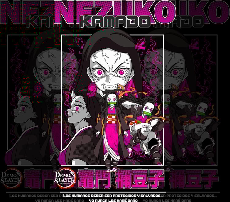 DESIGN ANIME Demon Slayer -Nezuko