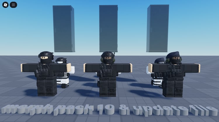 Roblox Mobile Task Force SCP morphs lineup