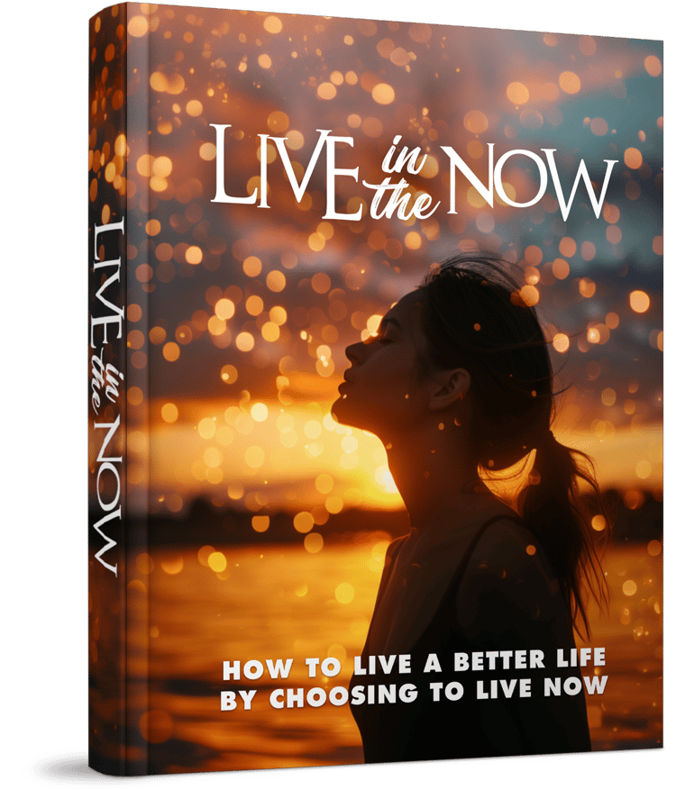 Live in the now bundle includes e book, complete with cheat sheet  - mind map