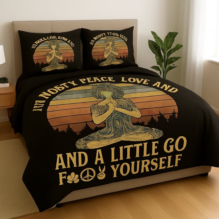 Downloadable Bedding Designs Peace, Love and Light
